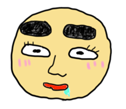 chicken and emotion sticker sticker #946098