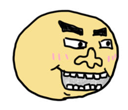 chicken and emotion sticker sticker #946107