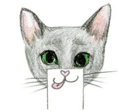 Hey! cat! sticker #946189