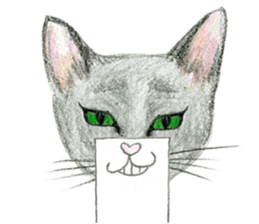 Hey! cat! sticker #946191