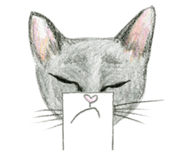 Hey! cat! sticker #946192