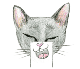 Hey! cat! sticker #946193