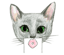 Hey! cat! sticker #946196