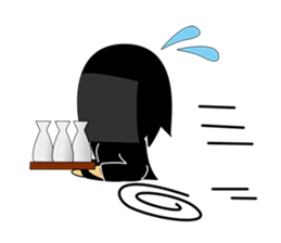 Kuroko, a stage assistant in japan sticker #946294