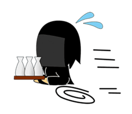 Kuroko, a stage assistant in japan sticker #946294