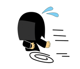 Kuroko, a stage assistant in japan sticker #946295