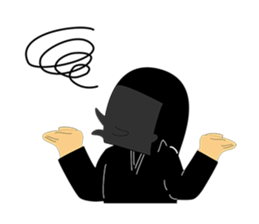 Kuroko, a stage assistant in japan sticker #946296