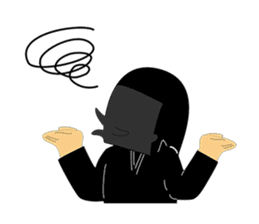 Kuroko, a stage assistant in japan sticker #946296