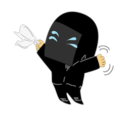 Kuroko, a stage assistant in japan sticker #946297