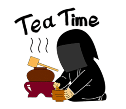 Kuroko, a stage assistant in japan sticker #946299