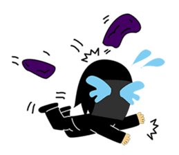 Kuroko, a stage assistant in japan sticker #946300