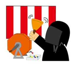 Kuroko, a stage assistant in japan sticker #946303