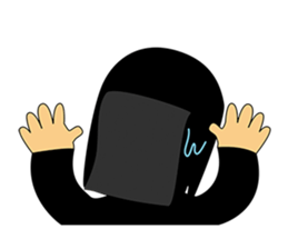 Kuroko, a stage assistant in japan sticker #946312