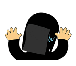 Kuroko, a stage assistant in japan sticker #946312