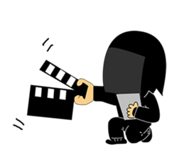 Kuroko, a stage assistant in japan sticker #946314