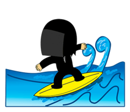 Kuroko, a stage assistant in japan sticker #946315