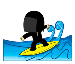 Kuroko, a stage assistant in japan sticker #946315