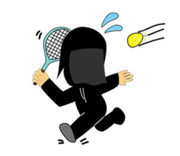 Kuroko, a stage assistant in japan sticker #946317