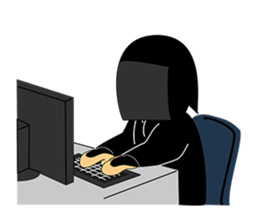 Kuroko, a stage assistant in japan sticker #946320