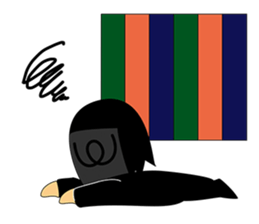 Kuroko, a stage assistant in japan sticker #946324