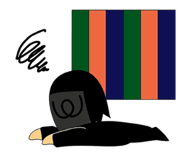 Kuroko, a stage assistant in japan sticker #946324