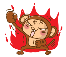 Funky monkey sticker #946408