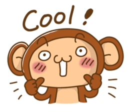 Funky monkey sticker #946409