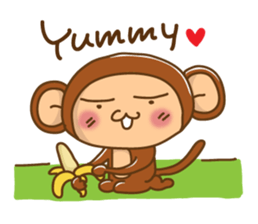 Funky monkey sticker #946421