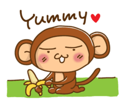 Funky monkey sticker #946421