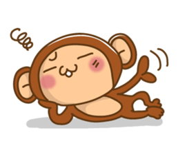 Funky monkey sticker #946422