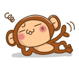 Funky monkey sticker #946422