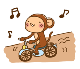 Funky monkey sticker #946423