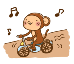Funky monkey sticker #946423