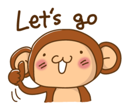 Funky monkey sticker #946428