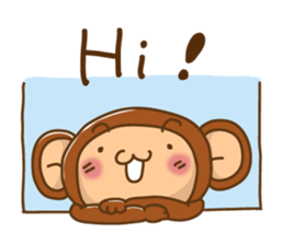 Funky monkey sticker #946431