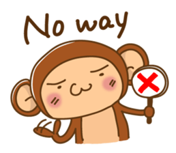 Funky monkey sticker #946435