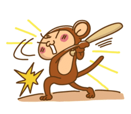 Funky monkey sticker #946436