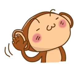 Funky monkey sticker #946437