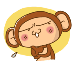 Funky monkey sticker #946443