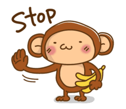 Funky monkey sticker #946444