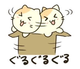Carton Boxed Cat sticker #946986