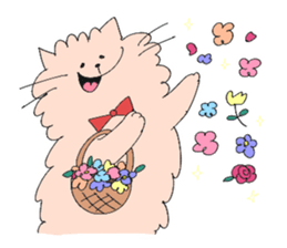 Cats and dogs a good friend sticker #947157