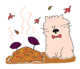 Cats and dogs a good friend sticker #947163