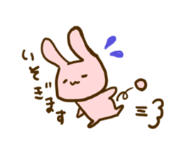 ufufu rabbit sticker #948352