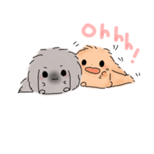 Peke Twins (English version) sticker #948538