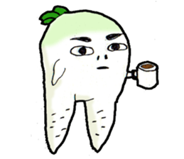 Japanese radish sticker #948660