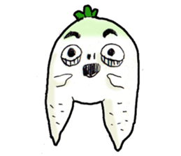 Japanese radish sticker #948661