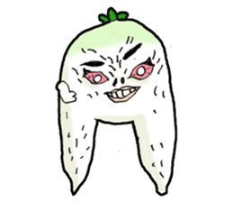 Japanese radish sticker #948670