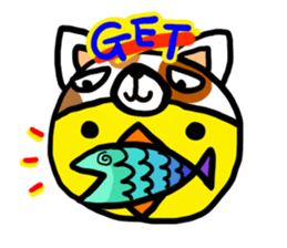 Headdress dog English version sticker #948692