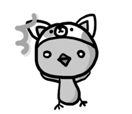 Headdress dog English version sticker #948705